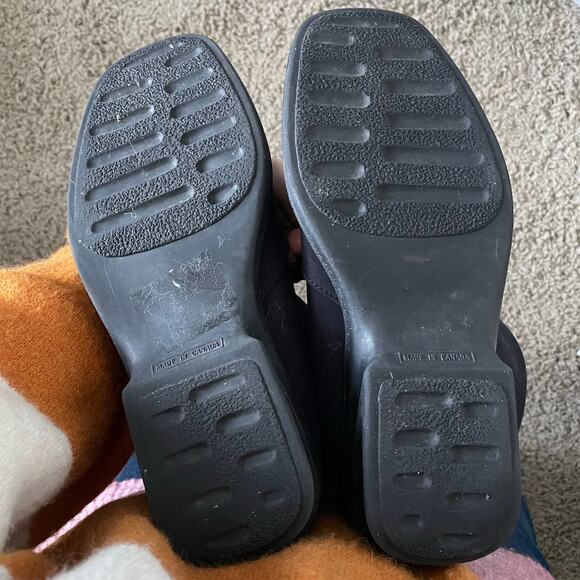 Toe Warmers Made in Canada Michelle Boots Black Lined Waterproof sz 9 - Picture 11 of 11